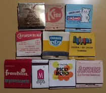 Comprar 10 Antiguas Carteritas De Fosforos Publicidades Argentina