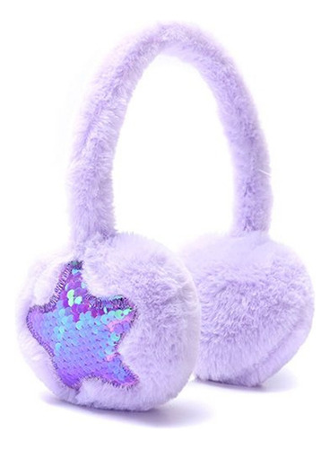 Orejeras Skora Abrigo Infantil Estrella Le Think Happy 39640 Lila Estrella En Lentejuela