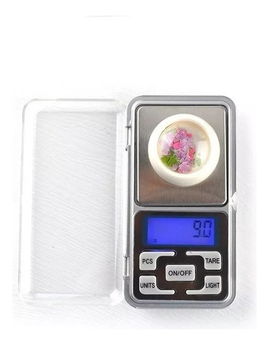 Mini Gramera Balanza Pesa Digital 500gr Bolsillo Joyas
