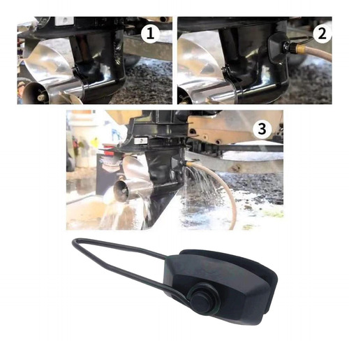 Limpiador De Agua De Motor Fuera De Borda Con Adaptador De