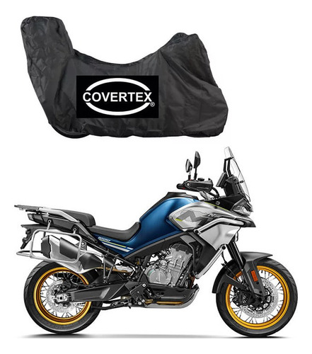 Funda Cubre Moto Cf Moto Mt 800 Para Baul Xxl Baul