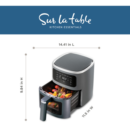 Air Fryer Sur La Table Digital De 4,2 Litros Con Ventana De