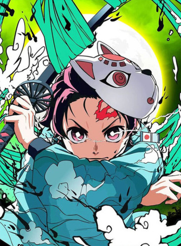 A Demon Slayer Paint Diy Diamante 5d, Regalos Para Navidad