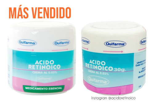 Ácido Retinoico En Crema 0.05% Control - g a $600