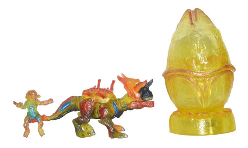 Figura De Accion Huevo Triceratops Dino Alien