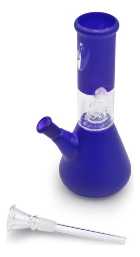 Bong La Shay Grande Classic Neon Azul Marino Resistente 20cm