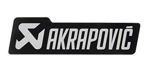 Imagen 2 de 3 de Sticker Akrapovic P-hst18alxm4 Metal Alta Temperatura Origin