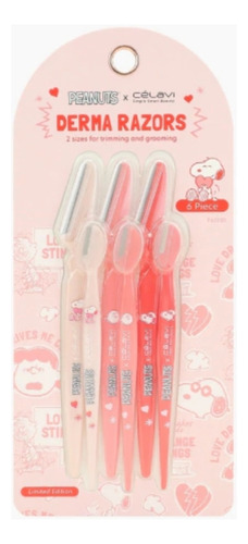 Set 6pz De Perfiladores Snoopy X Celavi Color Coral