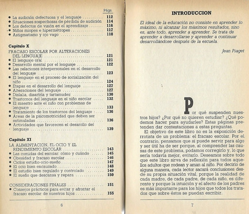 El Fracaso Escolar De Los Hijos / M. González Y Asolo E. (Usado)