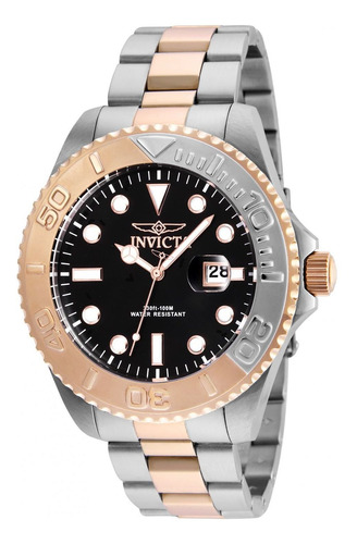 Reloj Invicta Acero, Oro Rosa Hombres