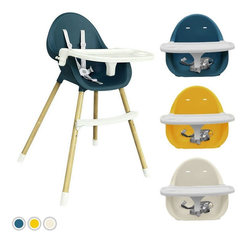 Imagen 2 de 5 de Silla Comedor De Comer Asiento Plegable Para Niños Nórdico