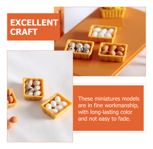 Bandeja Micro Para Huevos En Miniatura, Modelo Huevo En Mini