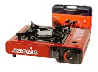 Cocina Portátil Anafe Brogas Gas Butano Camping Pesca