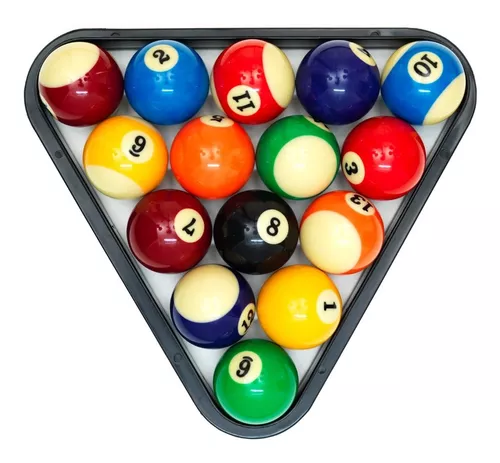 Jogo De Bolas De Sinuca Faixadas De 50mm Billiard