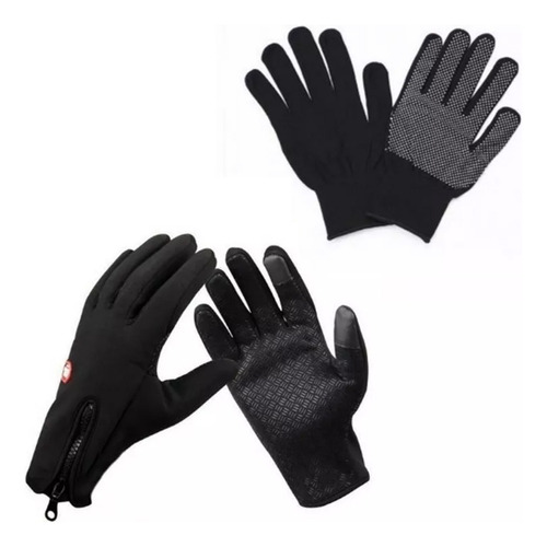 Pack Guantes Primera Y Segunda Capa Out Ciclismo Termico