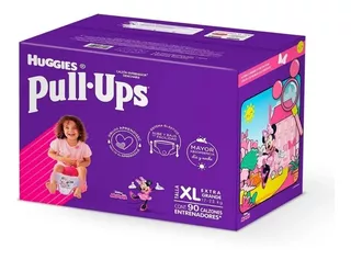 Huggies Pull-ups Niña Etapa 6 Noche Y Dia 90 Calzones