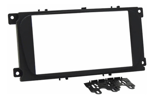 Moldura Painel Dvd 2din Focus Hatch Sedan 2009 A 2013 Preto