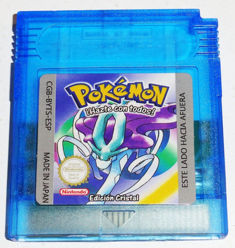 Pokemon Crystal Cristal Español Graba Game Boy Re-pro