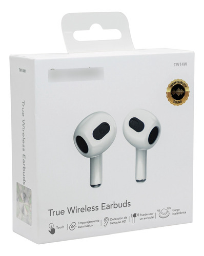 Audifono True Wireless Tw14 Blanco Monster