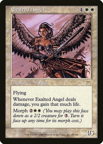 Magic Mtg Exalted Angel - Onslaught