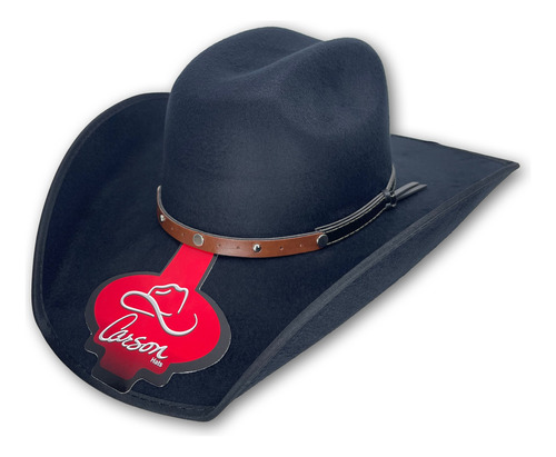 Sombrero Texana Carson Hats Unisex Incluye Caja Transporte