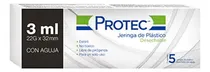 Comprar Jeringa HiPodérmica 3ml 22gx32mm Protec 5 Cajas C\u002F5pzas C\u002Fu Capacidad en volumen 3 mL