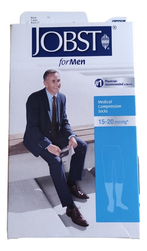 Medias De Compresión Jobst For Men 15-20mmhg Talla L Rodilla