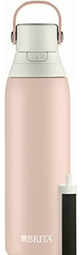 Brita - Botella De Agua Filtrada, Rosa, 20 Oz, 1