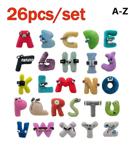 Alphabet Lore Peluche Para Niños, Juguetes, Regalos A-z 26