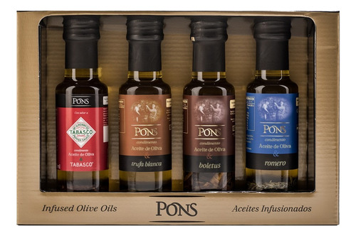 Aceite Oliva Trufa Tabasco Romero Boletus 125ml Pack X6