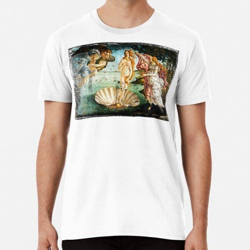 Remera Cuadro El Nacimiento De Venus De Sandro Botticelli Al