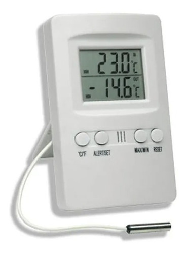 Termômetro Digital Maxima Minima Int Ext C/ Alarme Incoterm