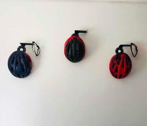 Imagem 7 de 10 de 3 Suportes De Parede Para Capacete E Acessórios De Ciclismo