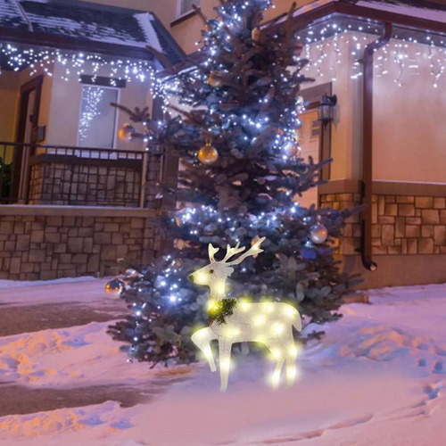 3 Adornos Navideños Para Decoración Exterior Con Forma De Re