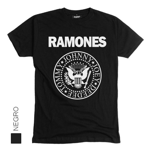 Remeras Ramones Logo Rock Punk Joey Deedee Johnny Tommy 