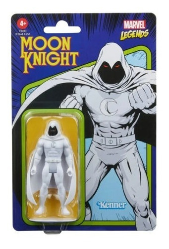 Figura Moon Knight Marvel Legends Serie Retro 3,75