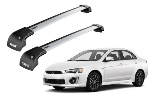 Barras Thule Mitsubishi Lancer Evo 08-18 Pf / Wingbar Edge