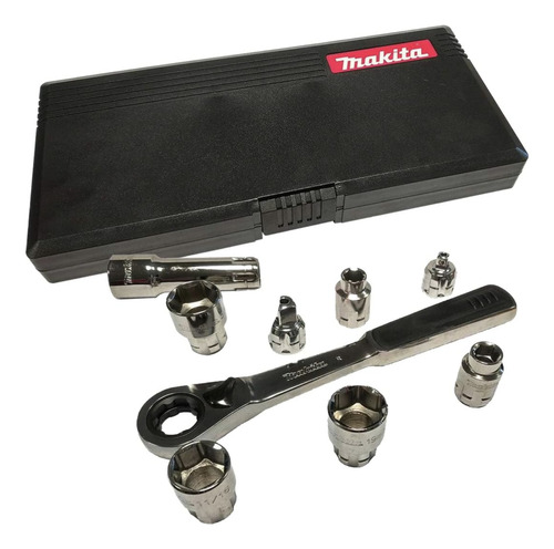 Set Dados Y Matraca Milimetrico Y Std 21 Pza Makita B65604
