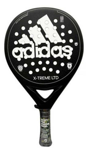 Paleta De Padel adidas X-treme Ltd Con Funda Paddle Pala Color Black/white