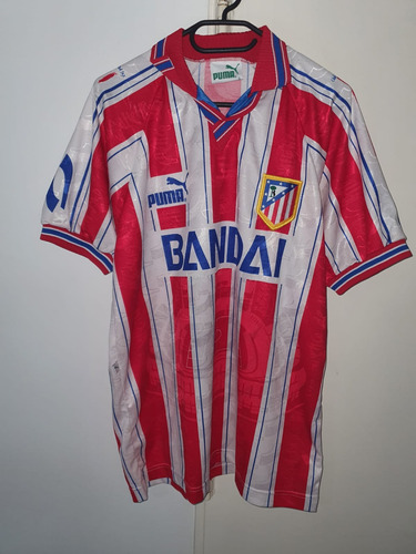 Camiseta Atletico De Madrid Puma Titular 1997 #14 Simeone
