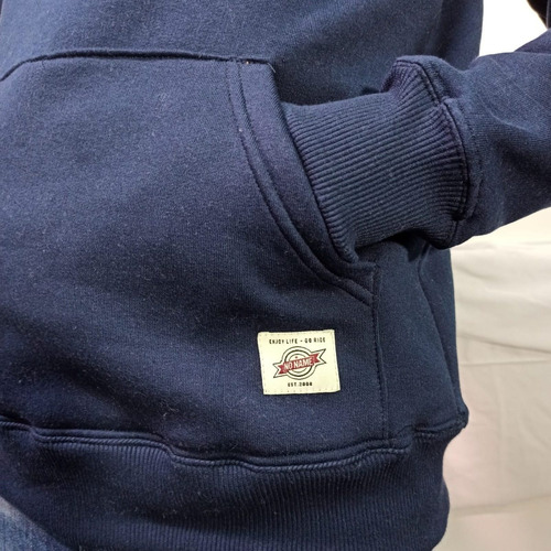 Buzo Canguro Capucha De Frisa Hoddie No Name