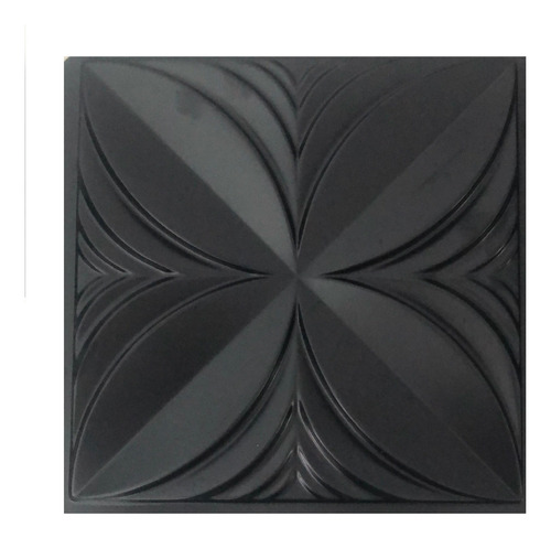 2 Formas/moldes Abs 1mm Para Cimento Gesso - Flor 4d 40x40