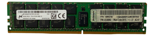 Memoria Lenovo 16gb Ddr4-2133mhz Rdimm 46w0798 47j0253 @