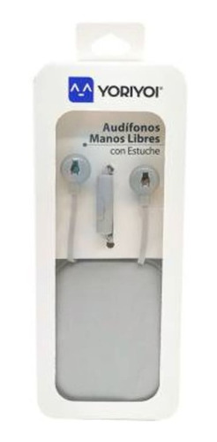 Audífonos Manos Libres Libres Con Estuche, Entrada 3.5mm