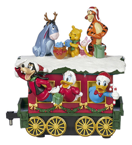 Tren Navideño Disney Mickey Mouse Luces Y Sonido