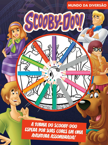 Scooby-Doo Mundo da Diversão: 12 lápis de cor, de () On Line a. Editora IBC - Instituto Brasileiro de Cultura Ltda, capa mole em português, 2022