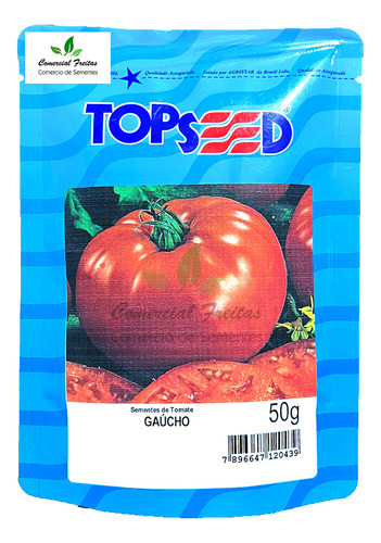 Sementes De Tomate Gaucho Pcte C/ 50 Gramas