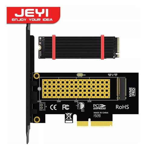 Adaptador M.2 Nvme Ssd A Pcie 4,0 X4 Con Disipador 