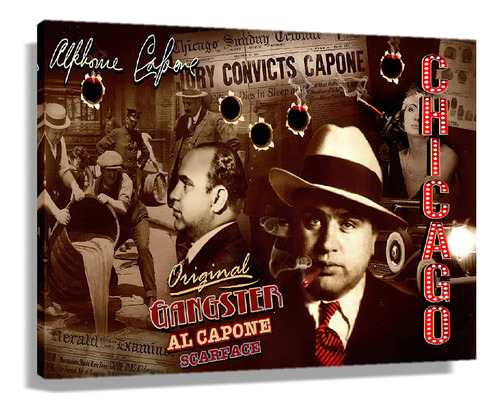 Pósteres De Gángster De Chicago Alphons Capone Mafia, Imp.