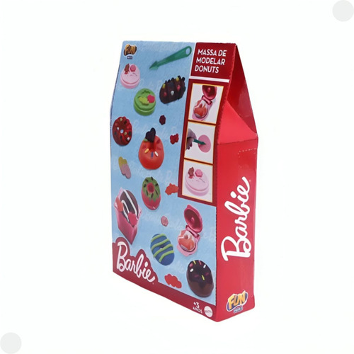 Conjunto Massa Modelar Barbie + Massa Modelar Donuts Barbie